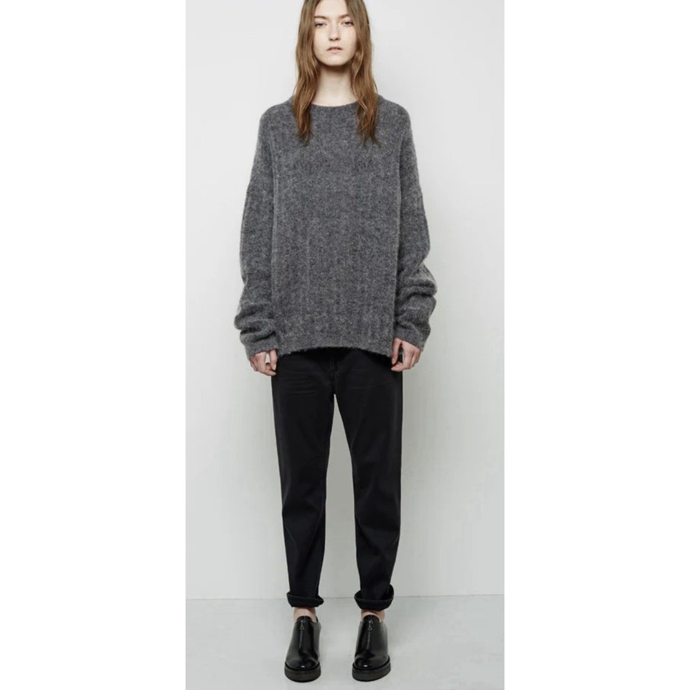 Acne Studios Pop Power Women's Slim Cut Cropped Raw Hem Jeans size 6/36